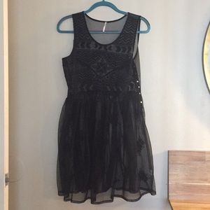 Free people sheer southwest boho dress